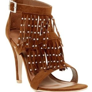 Penny Loves Kenny Lance Cognac fringe sandal 6